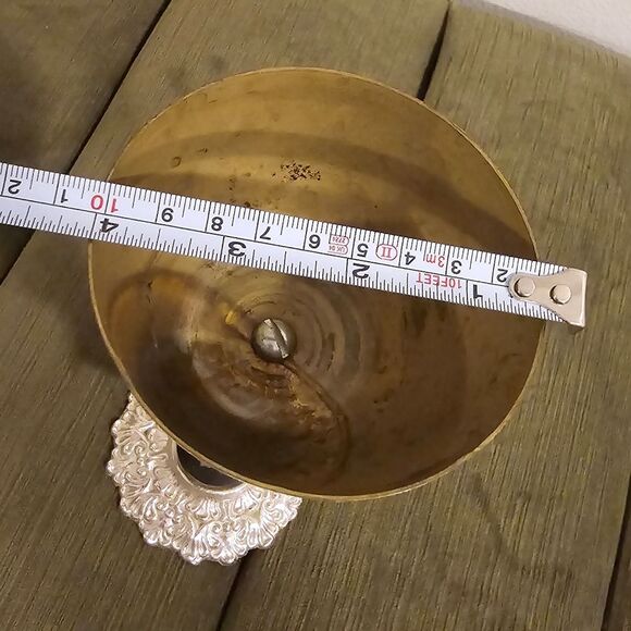 Vintage Gothic Metal Chalice Incense Candle Holder - Picture 6 of 10